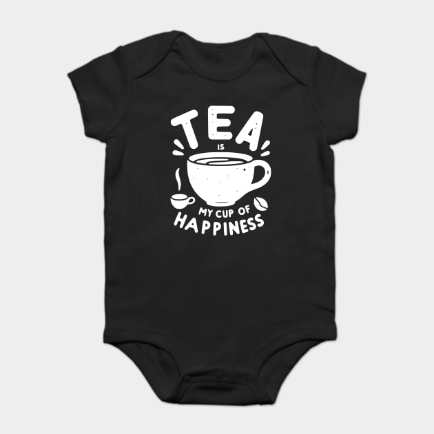 Tea is My Cup of Happiness Baby Bodysuit by Frank Ring